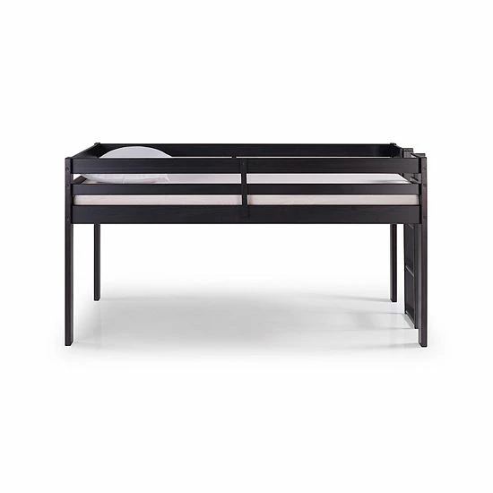 Alaterre Furniture Jasper Twin Junior Loft Bed Dove Gray 3 Alaterre Furniture Jasper Twin Junior Loft Bed Dove Gray - Image 3