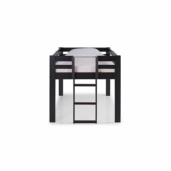 Alaterre Furniture Jasper Twin Junior Loft Bed Dove Gray 5 Alaterre Furniture Jasper Twin Junior Loft Bed Dove Gray - Image 5