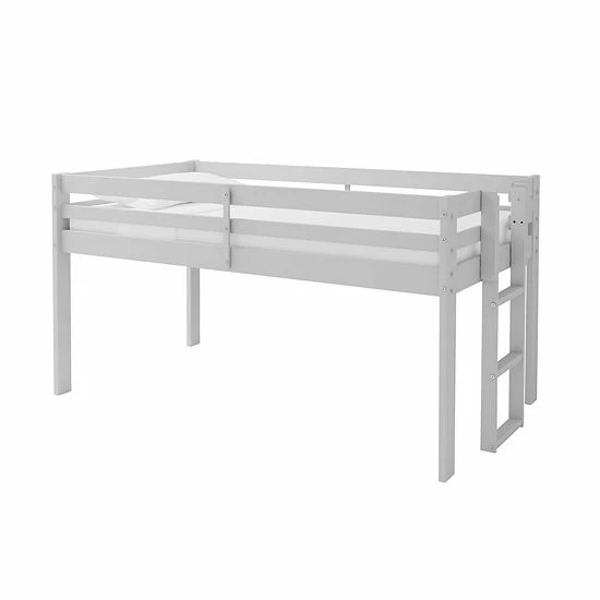 Alaterre Furniture Jasper Twin Junior Loft Bed Dove Gray 8 Alaterre Furniture Jasper Twin Junior Loft Bed Dove Gray - Image 8