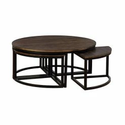 Alaterre Furniture Arcadia Nesting Coffee Table & End Table 5-piece Set