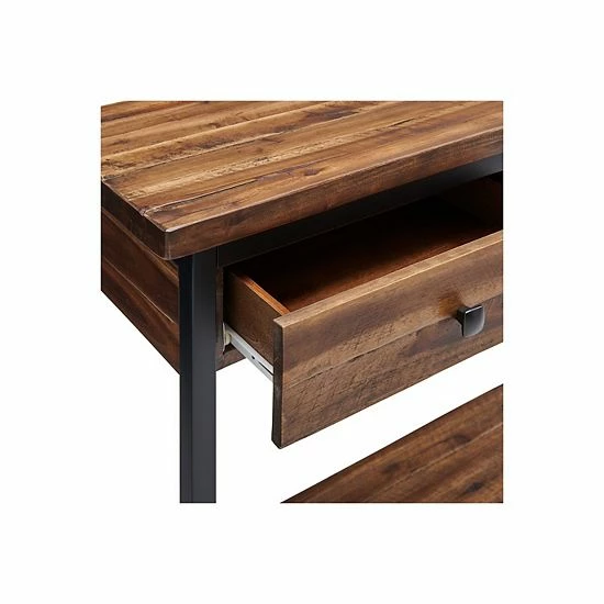 Alaterre Furniture Claremont Rustic Console Table 2 Alaterre Furniture Claremont Rustic Console Table - Image 2