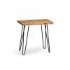 Alaterre Furniture Hairpin Live Edge End Table
