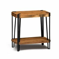 Alaterre Furniture Ryegate Live Edge End Table