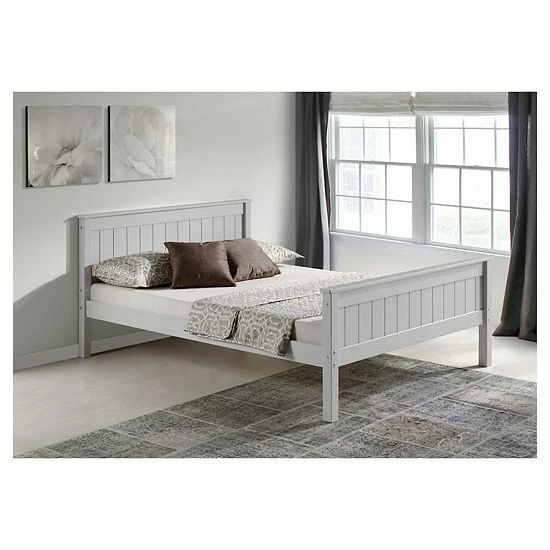 Alaterre Furniture Harmony Gray Platform Full Bed 2 Alaterre Furniture Harmony Gray Platform Full Bed - Image 2