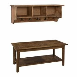 Alaterre Furniture Revive Bench & Coat Rack 2-piece Set