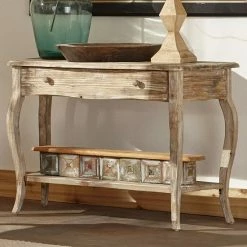 Alaterre Furniture Alaterre Rustic Reclaimed Wood Console Table