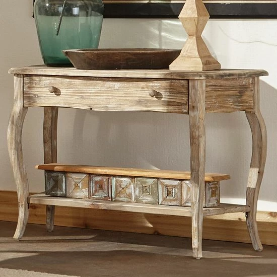 Alaterre Furniture Alaterre Rustic Reclaimed Wood Console Table 1 Alaterre Furniture Alaterre Rustic Reclaimed Wood Console Table