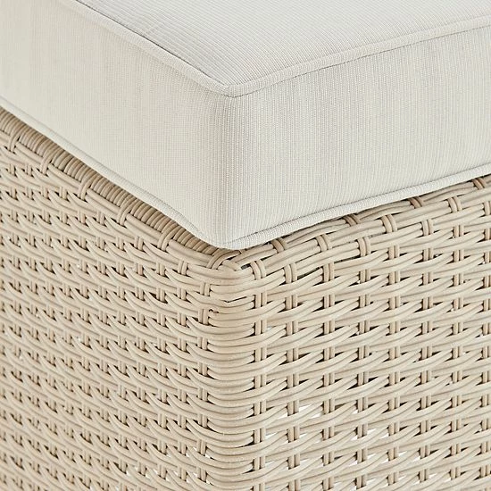 Alaterre Furniture Canaan All Weather Wicker Patio Square Dining Stool 2-piece Set 6 Alaterre Furniture Canaan All Weather Wicker Patio Square Dining Stool 2-piece Set - Image 6