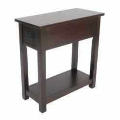 Alaterre Furniture Alaterre Mission Chairside Table Espresso -Alaterre Furniture Shop unnamed file 1323