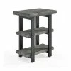Alaterre Furniture Pomona 2-Shelf End Table