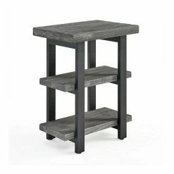 Alaterre Furniture Pomona 2-Shelf End Table