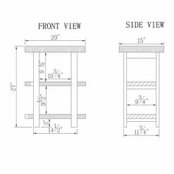 Alaterre Furniture Pomona 2-Shelf End Table -Alaterre Furniture Shop unnamed file 1384