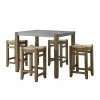 Alaterre Furniture Newport Counter Height Dining Table 5-piece Set