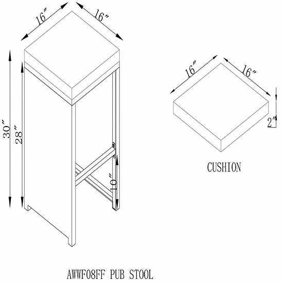 Alaterre Furniture All-Weather Wicker Bar Stool 6-piece Set 7 Alaterre Furniture All-Weather Wicker Bar Stool 6-piece Set - Image 7