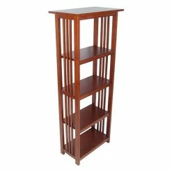 Alaterre Furniture Alaterre Mission Tall Bookcase Cherry