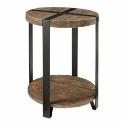 Alaterre Furniture Alaterre Modesto Round End Table