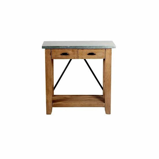 Alaterre Furniture Millwork Medium Console Table 2 Alaterre Furniture Millwork Medium Console Table - Image 2
