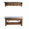 Alaterre Furniture Millwork Bench & Coat Rack 2-piece Set