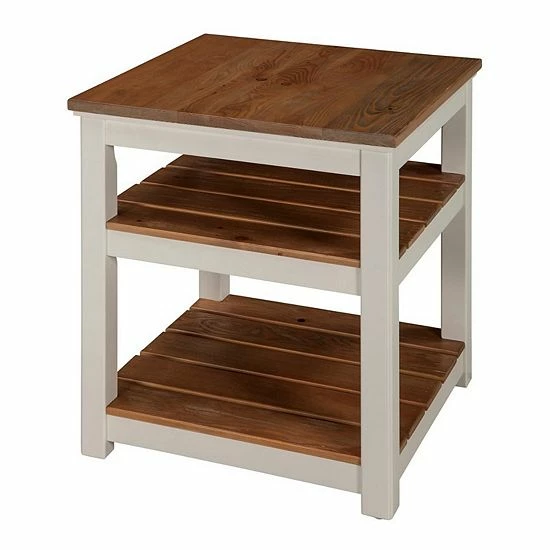 Alaterre Furniture Savannah 2-Shelf End Table 1 Alaterre Furniture Savannah 2-Shelf End Table