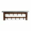 Alaterre Furniture Millwork Double Row Coat Rack