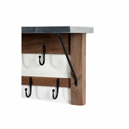 Alaterre Furniture Millwork Double Row Coat Rack 2 Alaterre Furniture Millwork Double Row Coat Rack - Image 2