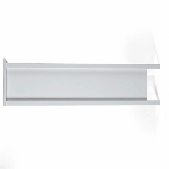 Alaterre Furniture Simplicity 3-Shelf Bookcase Dove Gray 5 Alaterre Furniture Simplicity 3-Shelf Bookcase Dove Gray - Image 5