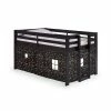 Alaterre Furniture Jasper Twin Junior Playhouse Tent Loft Bed Green Camo