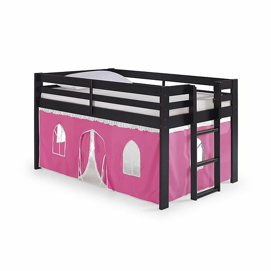 Alaterre Furniture Jasper Twin Junior Playhouse Tent Loft Bed Green Camo 7 Alaterre Furniture Jasper Twin Junior Playhouse Tent Loft Bed Green Camo - Image 7
