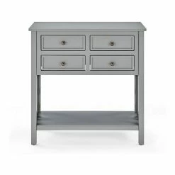 Alaterre Furniture Coventry 4-Drawer Console Table Grey -Alaterre Furniture Shop unnamed file 167