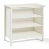 Alaterre Furniture Simplicity Under Window 3-Shelf Bookcase Dove Gray