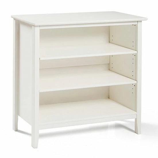Alaterre Furniture Simplicity Under Window 3-Shelf Bookcase Dove Gray 1 Alaterre Furniture Simplicity Under Window 3-Shelf Bookcase Dove Gray