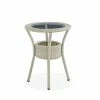 Alaterre Furniture Haven Wicker Outdoor Round Storage End Table