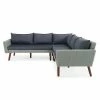 Alaterre Furniture Albany Wicker Outdoor Corner Sectional Couch