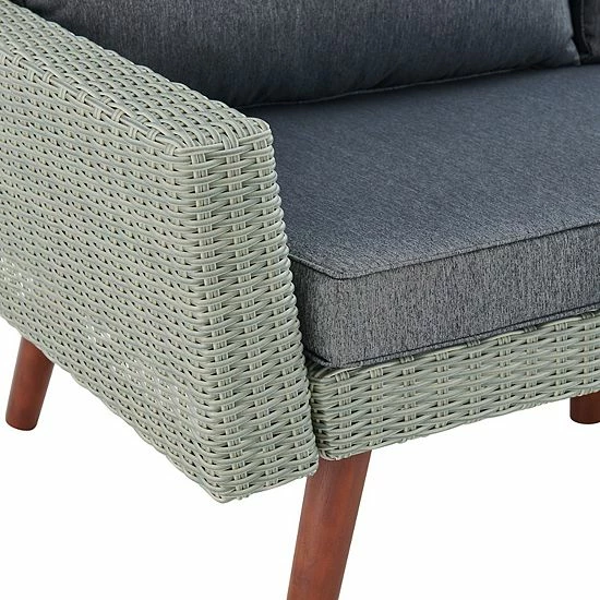 Alaterre Furniture Albany Wicker Outdoor Corner Sectional Couch 4 Alaterre Furniture Albany Wicker Outdoor Corner Sectional Couch - Image 4