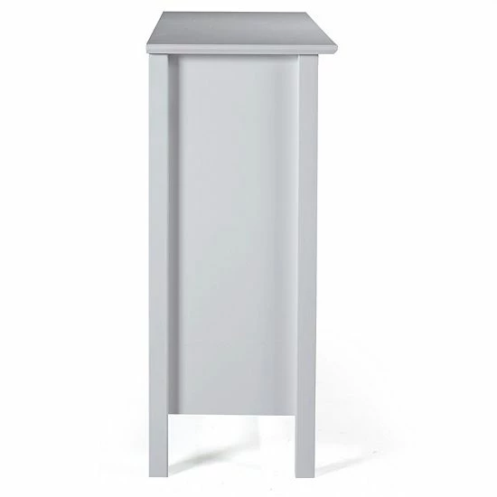 Alaterre Furniture Simplicity Under Window 3-Shelf Bookcase Dove Gray 6 Alaterre Furniture Simplicity Under Window 3-Shelf Bookcase Dove Gray - Image 6