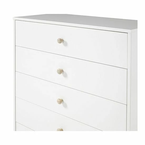 Alaterre Furniture MOD White 5-Drawer Chest 9 Alaterre Furniture MOD White 5-Drawer Chest - Image 9