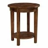 Alaterre Furniture Alaterre Revive Reclaimed Wood Round End Table