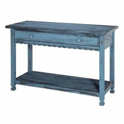 Alaterre Furniture Country Cottage Console Table Blue -Alaterre Furniture Shop unnamed file 3