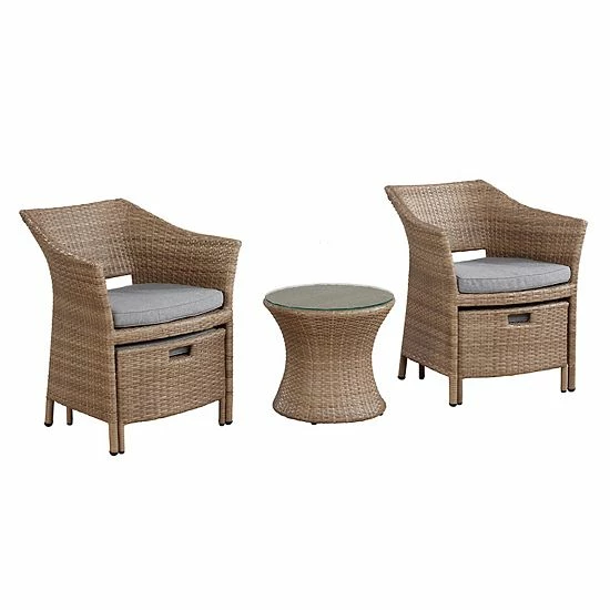 Alaterre Furniture Kokoli All-Weather Conversation 3-piece Set 5 Alaterre Furniture Kokoli All-Weather Conversation 3-piece Set - Image 5