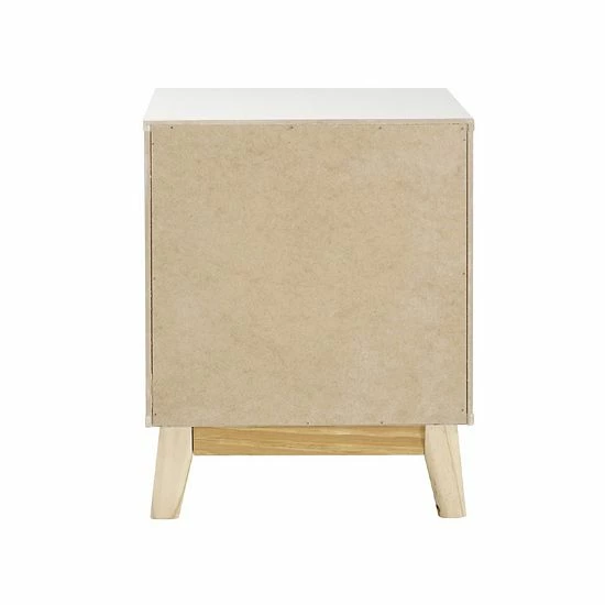 Alaterre Furniture MOD White 1-Drawer Nightstand 5 Alaterre Furniture MOD White 1-Drawer Nightstand - Image 5