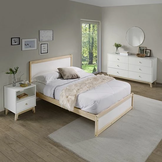 Alaterre Furniture MOD White 1-Drawer Nightstand 9 Alaterre Furniture MOD White 1-Drawer Nightstand - Image 9