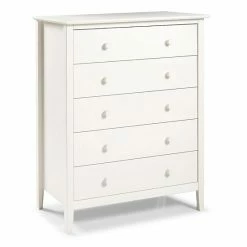 Alaterre Furniture Simplicity 5-Drawer Dresser White