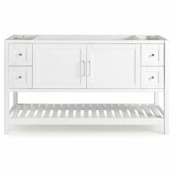 Alaterre Furniture Bennet White Vanity Cabinet