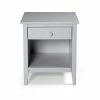 Alaterre Furniture Simplicity Nightstand Table Dove Gray