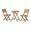 Alaterre Furniture Cabot Folding Table & Chair 3-Piece Set