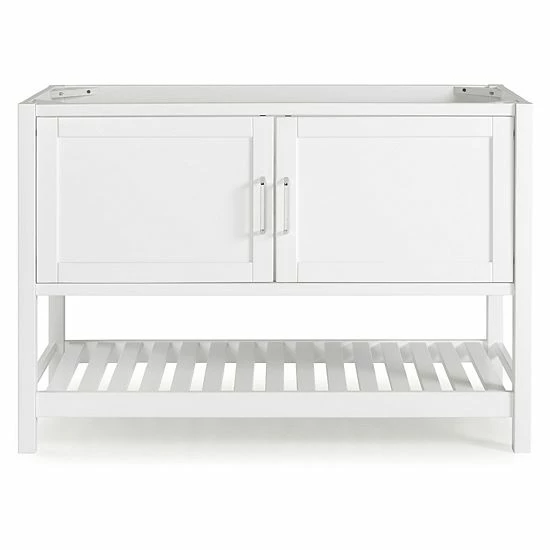 Alaterre Furniture Bennet White Vanity Cabinet 3 Alaterre Furniture Bennet White Vanity Cabinet - Image 3