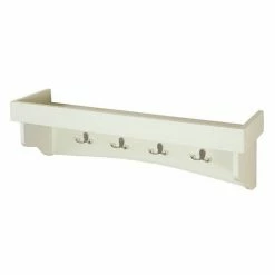 Alaterre Furniture Alaterre Shaker Cottage Neutral Shelf Coat Hook Chocolate -Alaterre Furniture Shop unnamed file 721