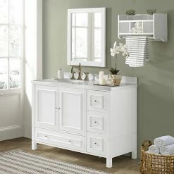 Alaterre Furniture Williamsburg White Vanity Cabinet -Alaterre Furniture Shop unnamed file 758
