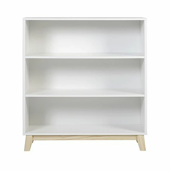 Alaterre Furniture MOD White 3-Shelf Bookcase 3 Alaterre Furniture MOD White 3-Shelf Bookcase - Image 3