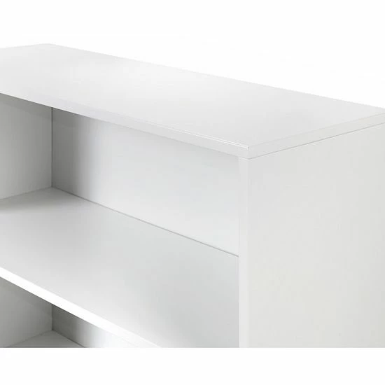 Alaterre Furniture MOD White 3-Shelf Bookcase 4 Alaterre Furniture MOD White 3-Shelf Bookcase - Image 4